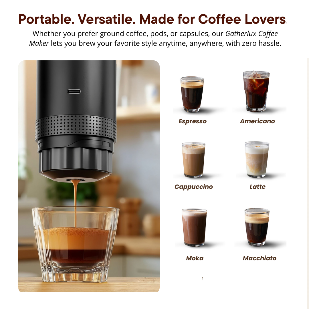 Gatherlux™ Portable Coffee Bundle