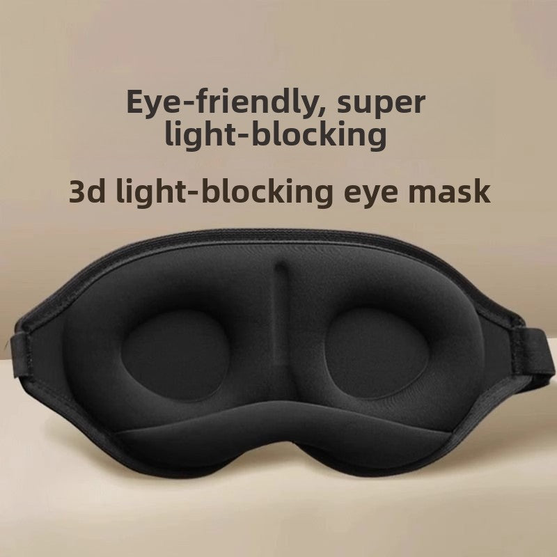 3D Light-Blocking Sleep Eye Mask with Earplugs